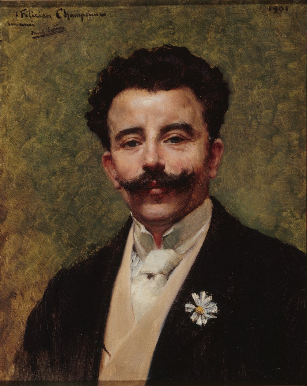 Retrato de Félicien Champsaur de Paul Saïn