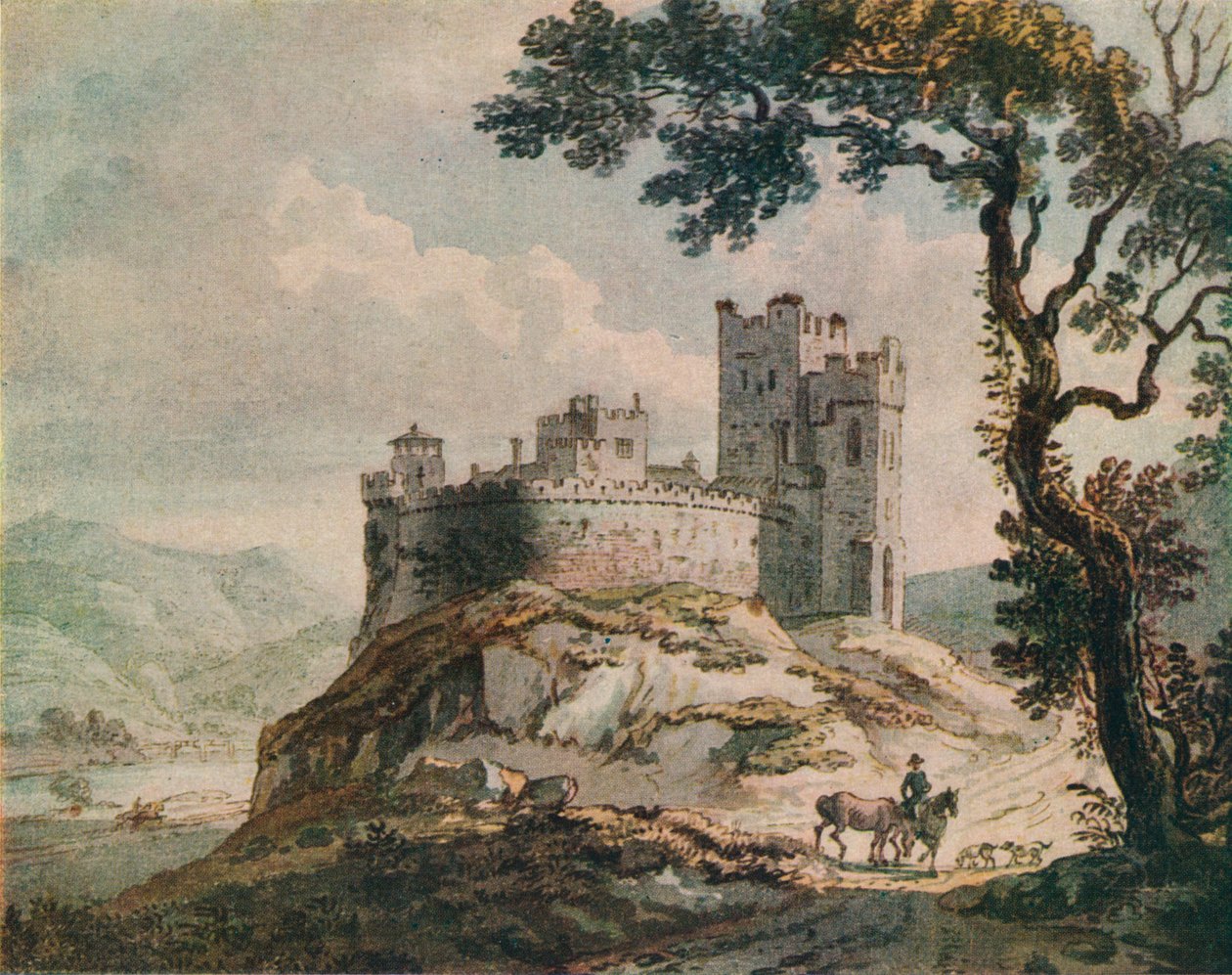 Un castillo antiguo, c1764 de Paul Sandby