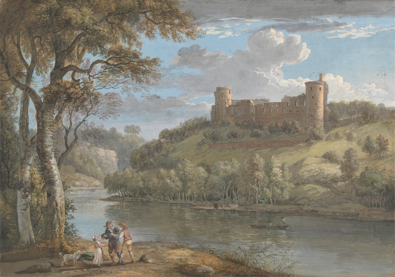 Castillo de Bothwell, desde el sur de Paul Sandby