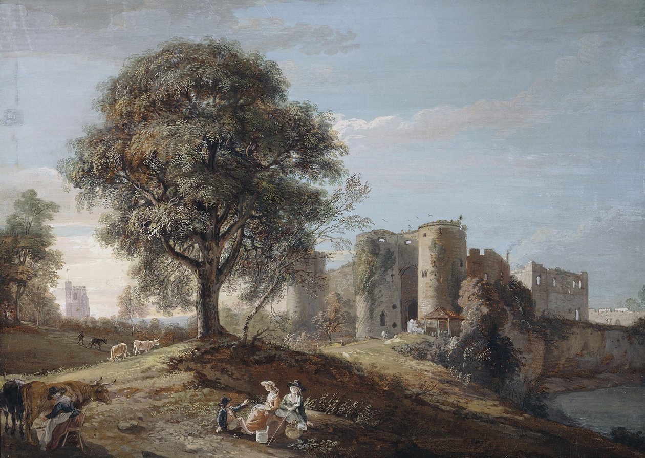 Castillo de Chepstow, 1790s de Paul Sandby
