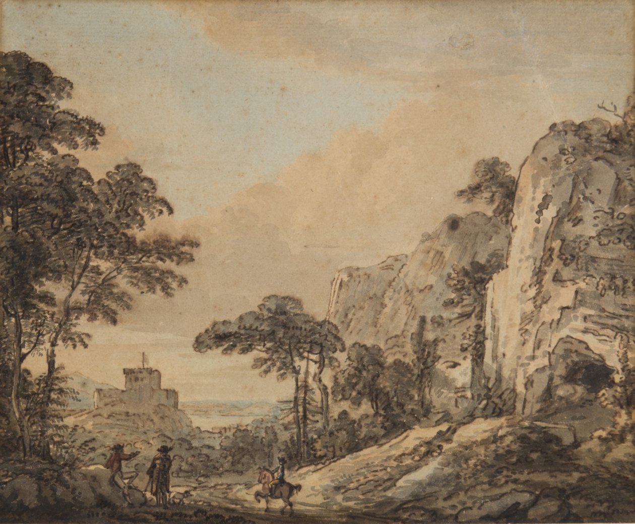 Paisaje con jinete de Paul Sandby