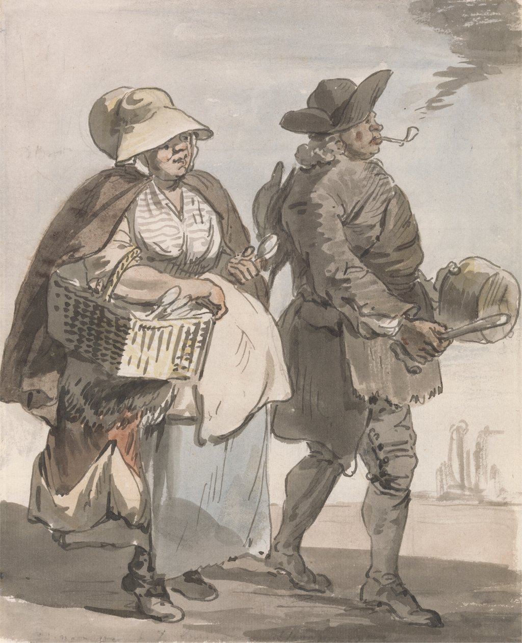 Gritos de Londres: "¿Quieres alguna cuchara..." de Paul Sandby