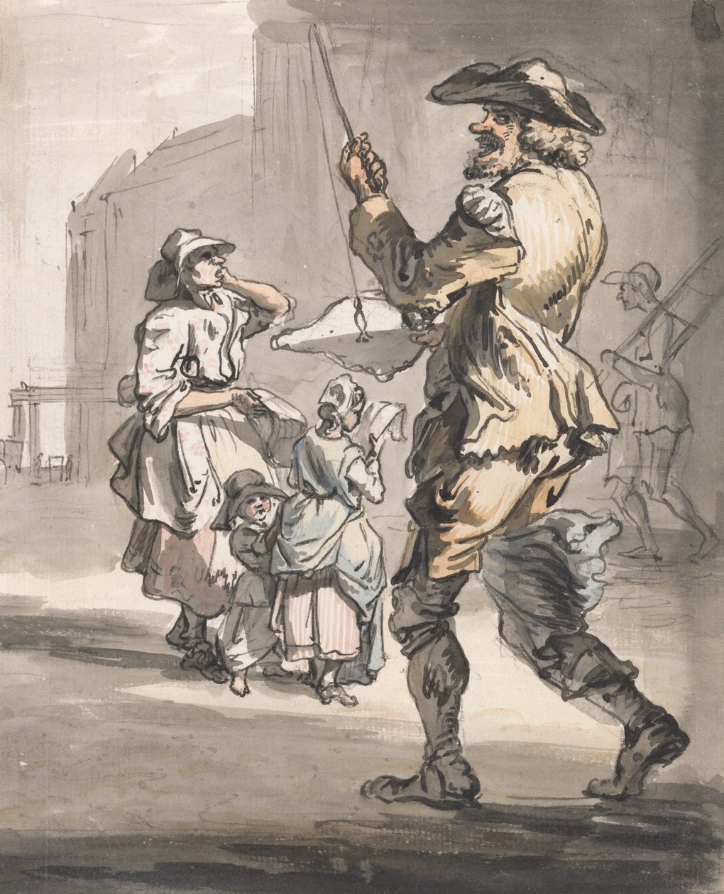 Pregones de Londres: diversión sobre diversión de Paul Sandby