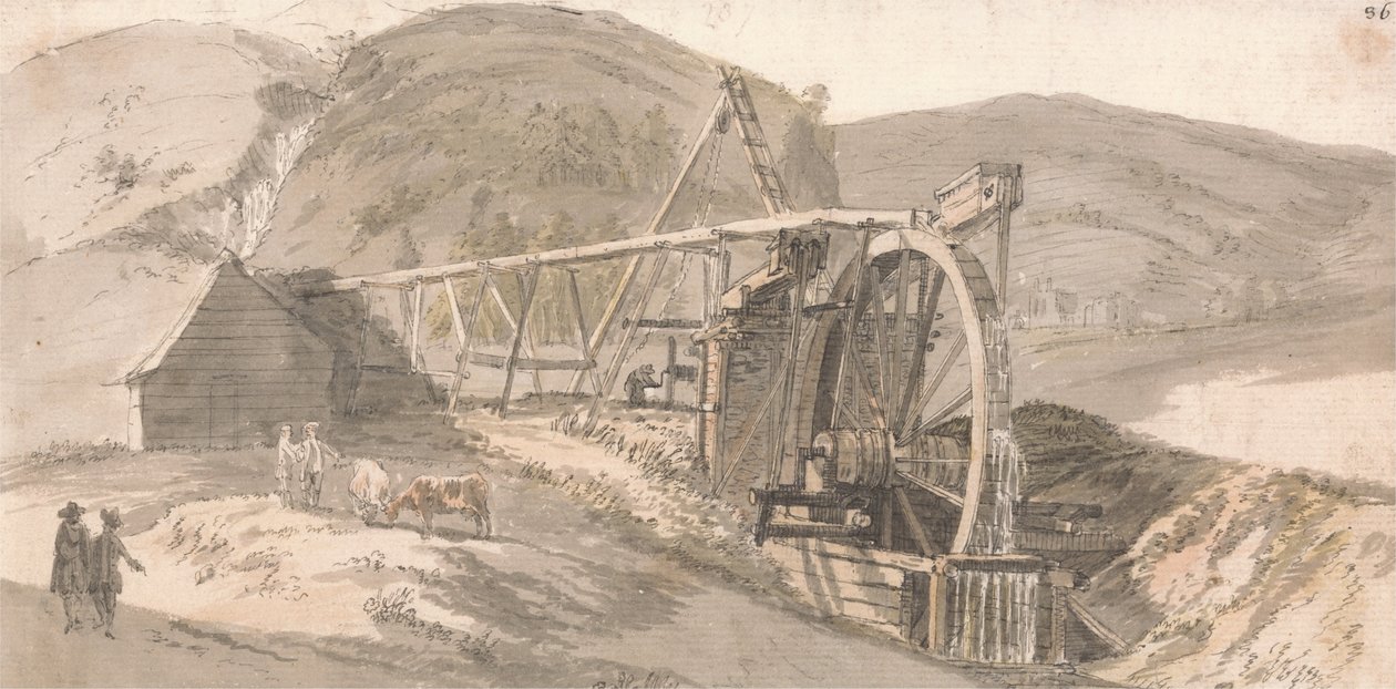 Las Minas de Plomo de Lord Hopetoun de Paul Sandby