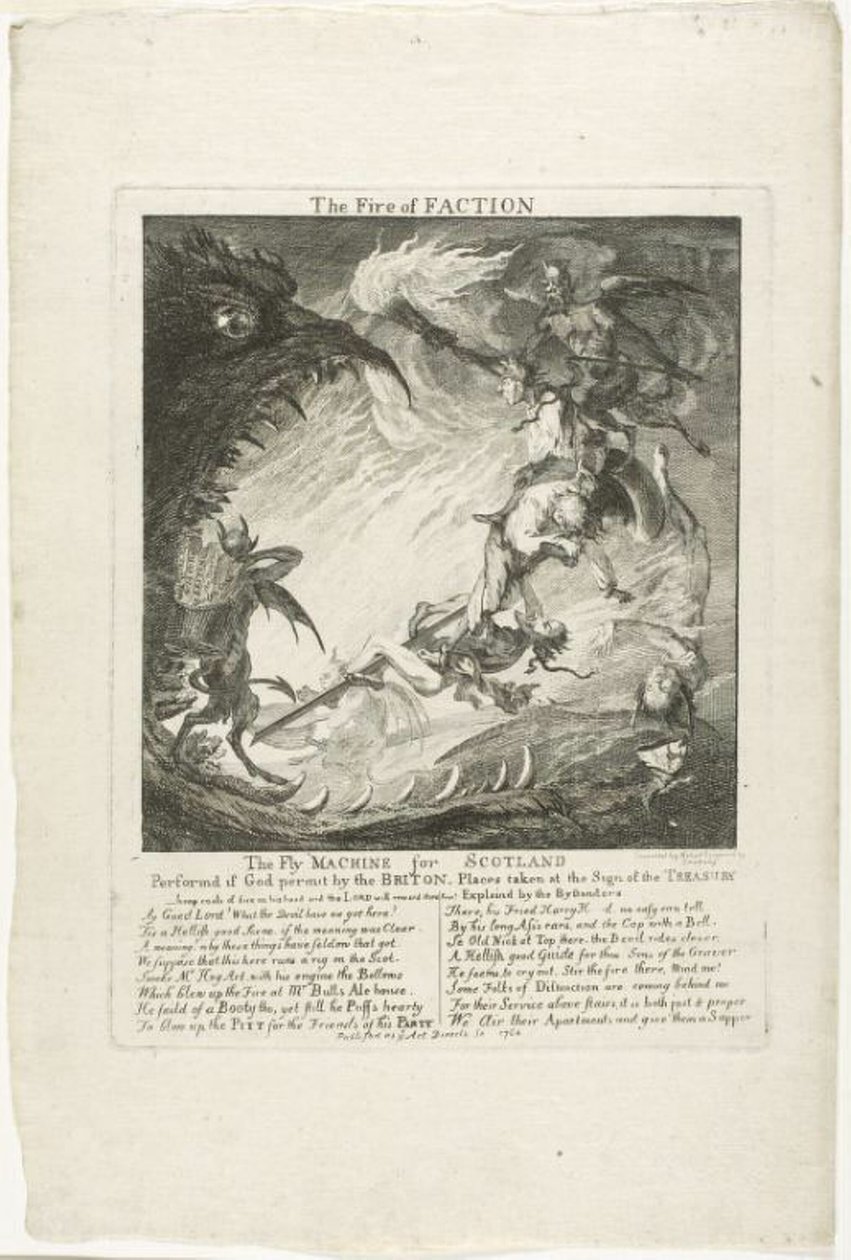 El fuego de la facción de Paul Sandby