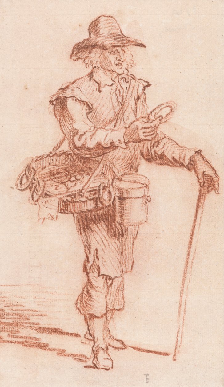 El vendedor ambulante de Paul Sandby