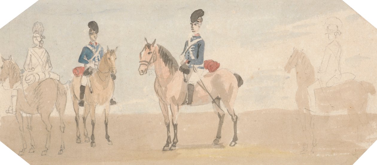 Los Dragones Ligeros de Paul Sandby