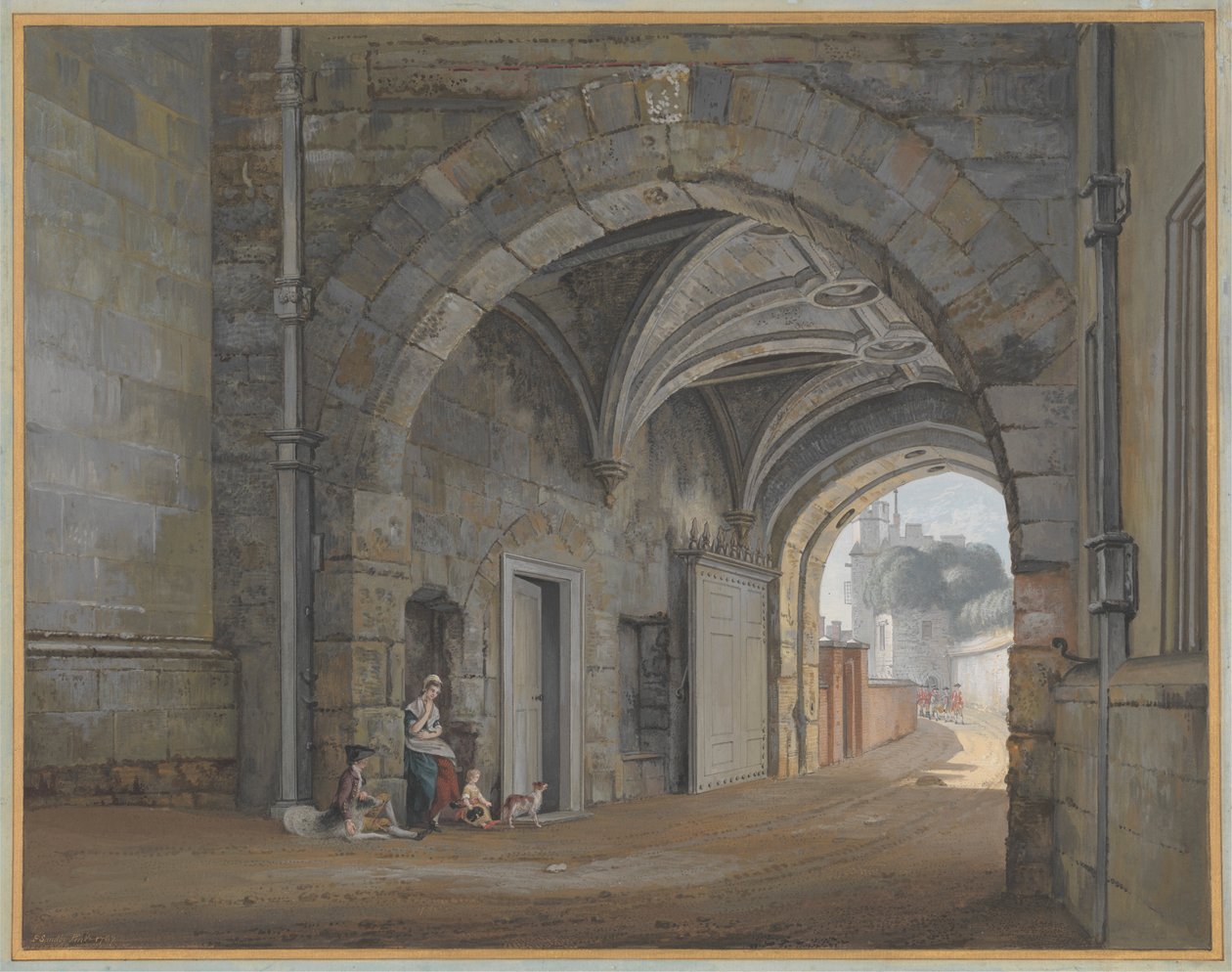 Puerta de la Reina Isabel de Paul Sandby