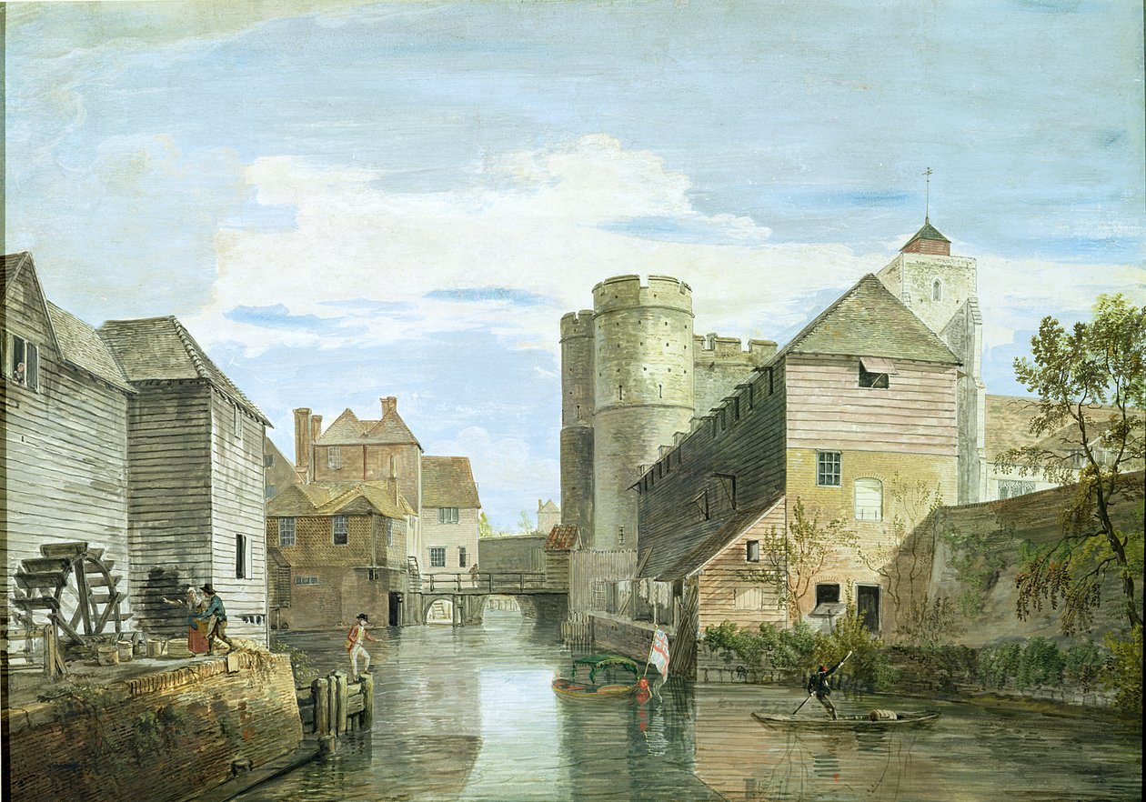 La Puerta Oeste, Canterbury de Paul Sandby