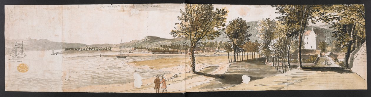 Vista de Inveraray de Paul Sandby