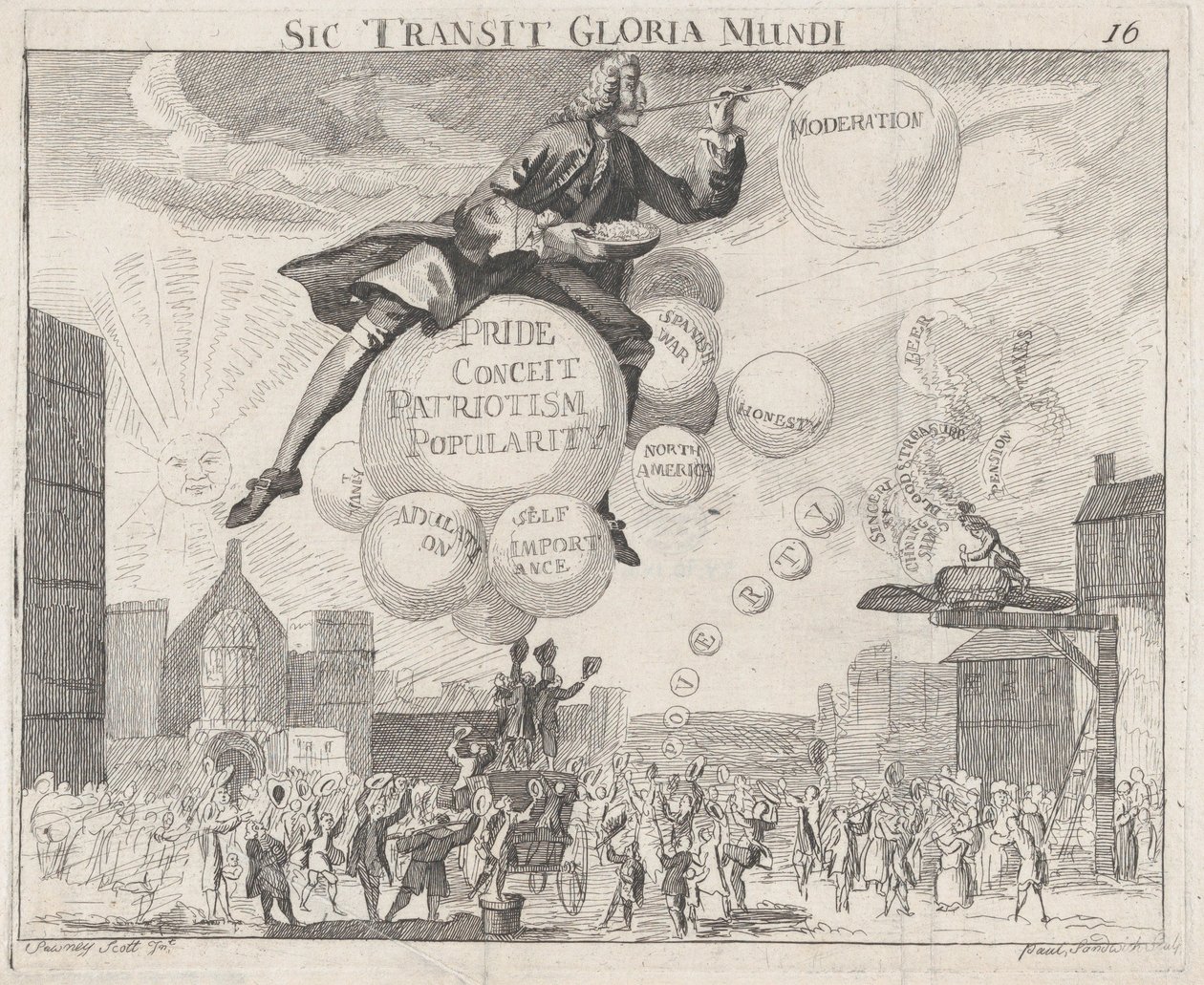 Sic Transit Gloria Mundi, ca. 1762 de Paul Sandwich