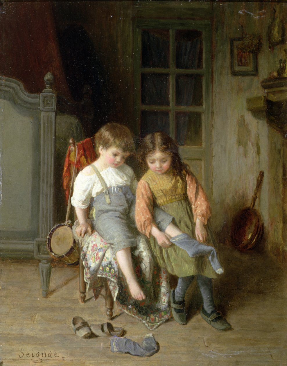 Manos ayudando de Paul Seignac