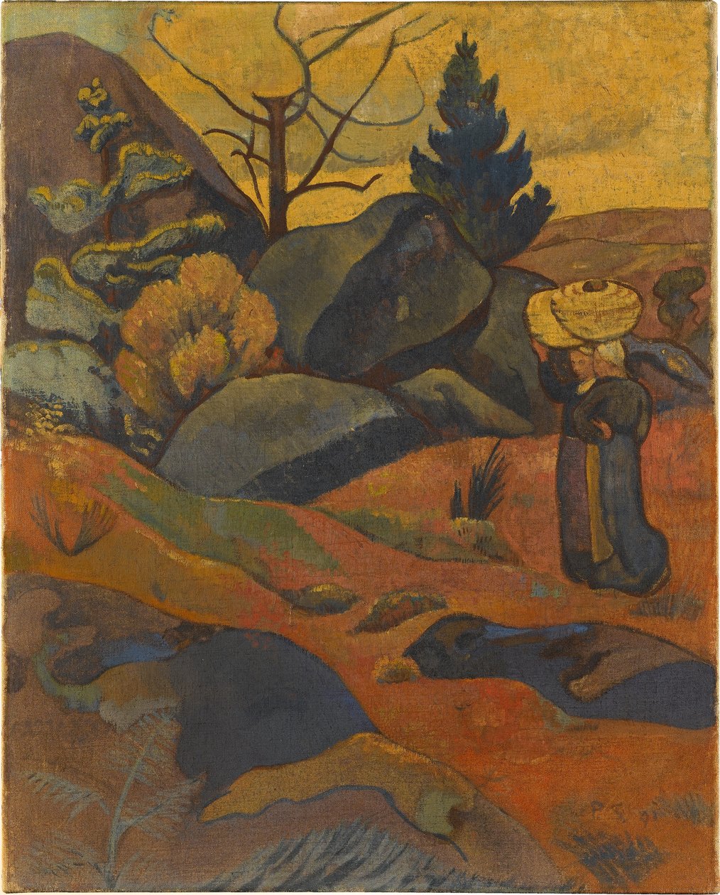 Felsen von Huelgoat de Paul Sérusier
