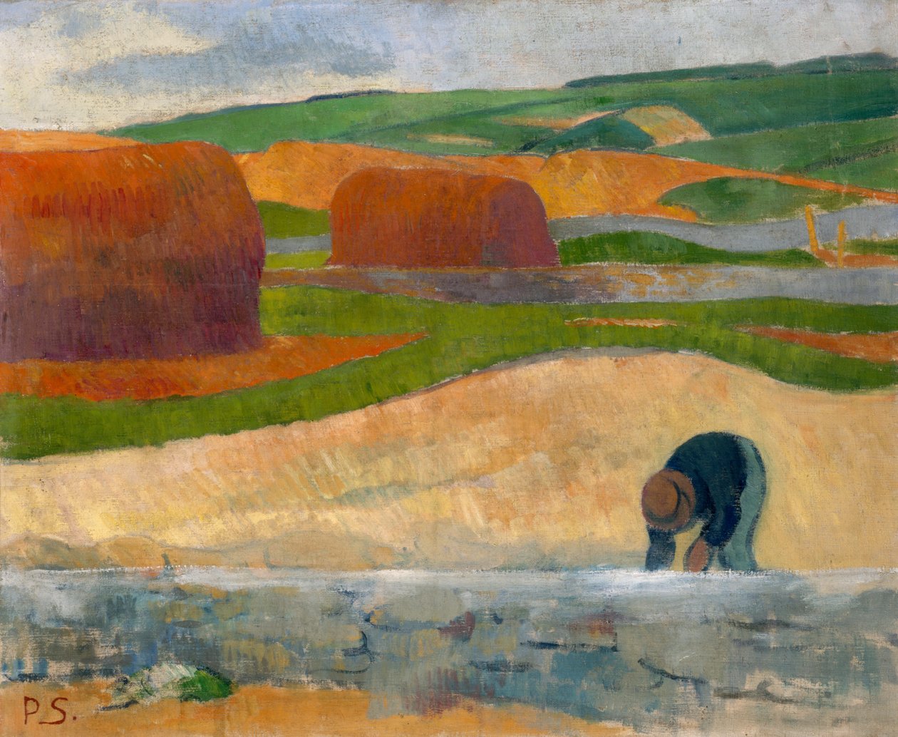 Recolectora de algas de Paul Sérusier