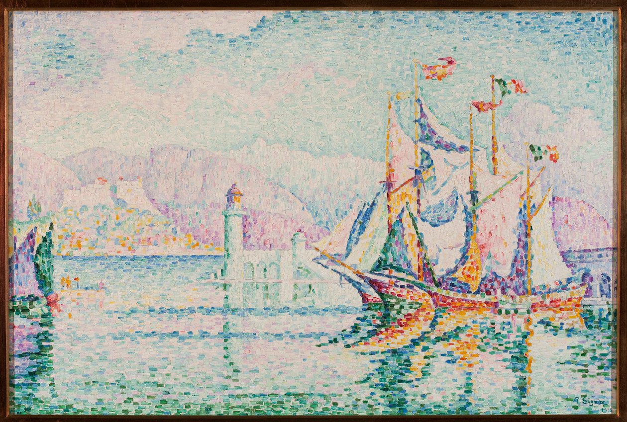 Antibes - Por la mañana de Paul Signac