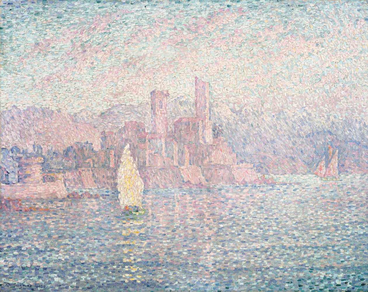 Antibes, mañana, 1903 de Paul Signac