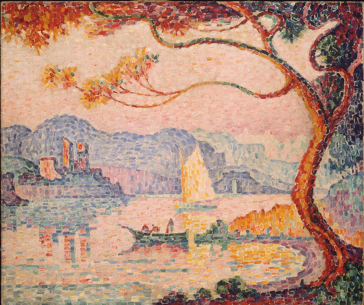 Antibes, Petit Port de Bacon, 1917 de Paul Signac