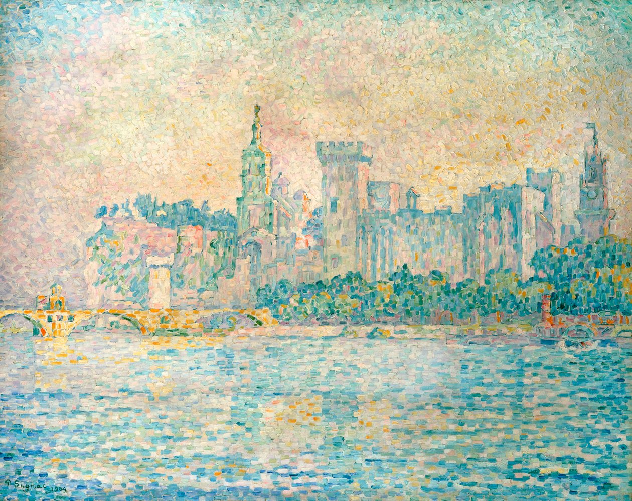 Aviñón, Mañana, 1909 de Paul Signac