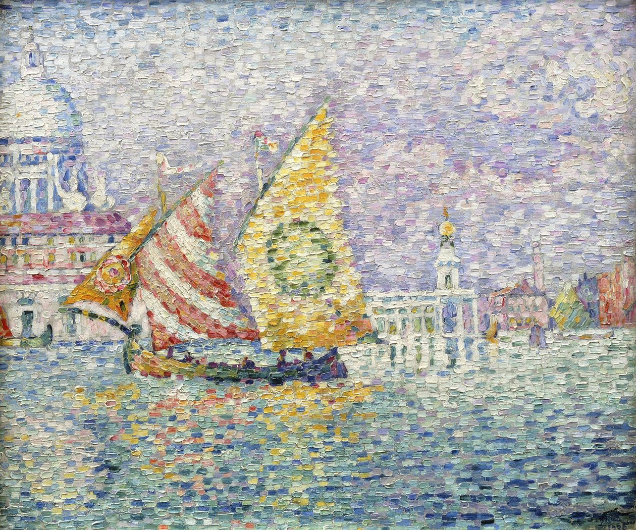 Bragozzo, Venecia, 1905 de Paul Signac