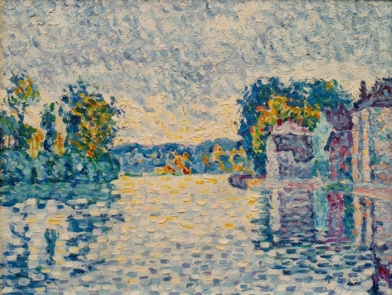 El Sena en Samois de Paul Signac