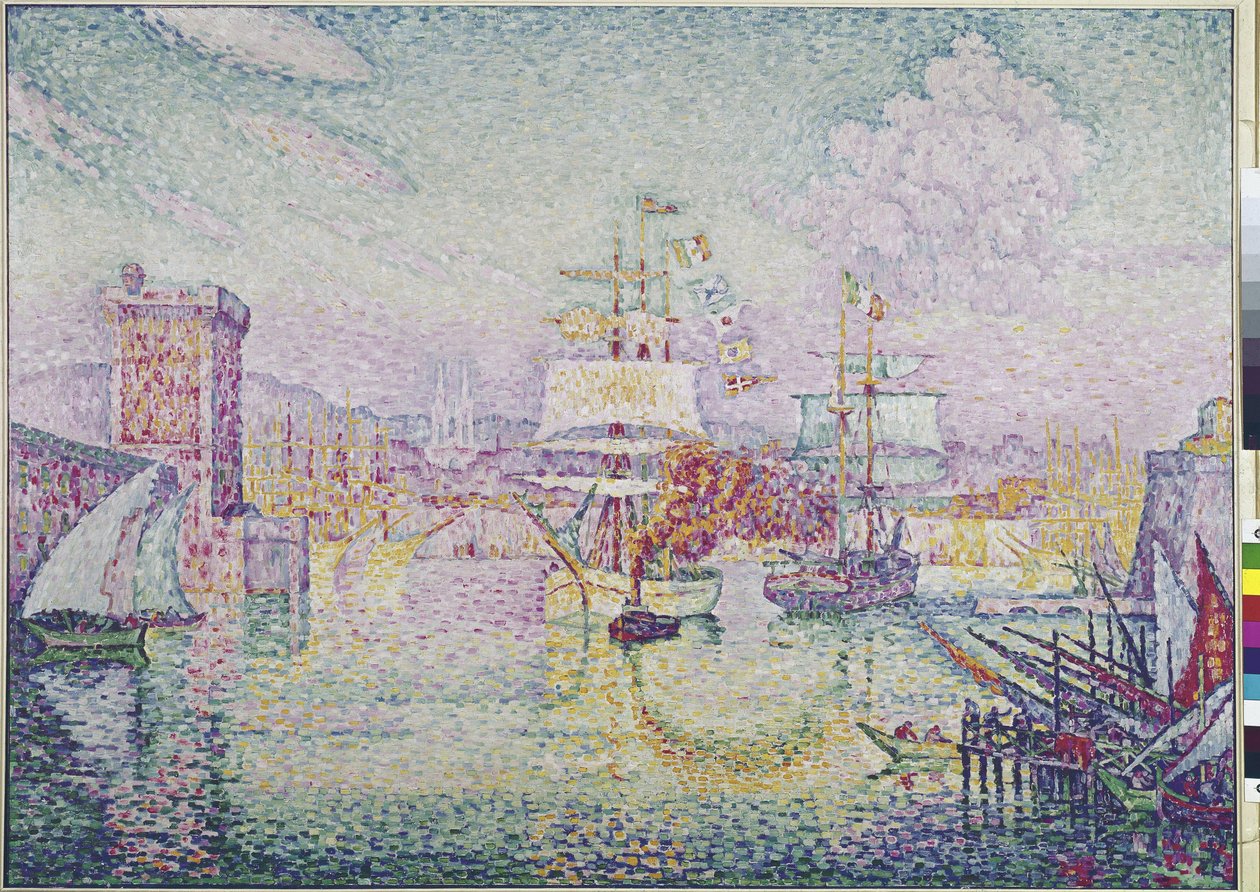 Entrada al puerto de Marsella de Paul Signac