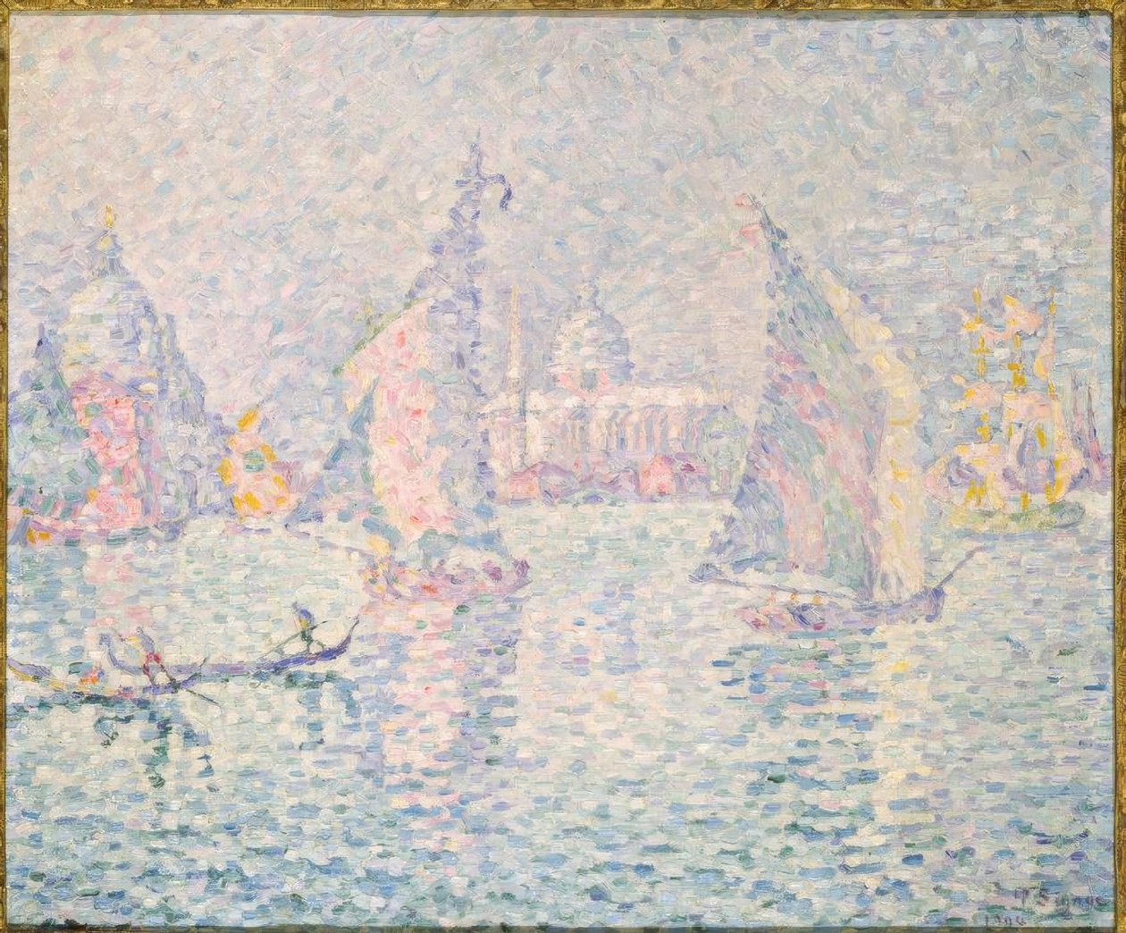 La bruma verde, Venecia de Paul Signac