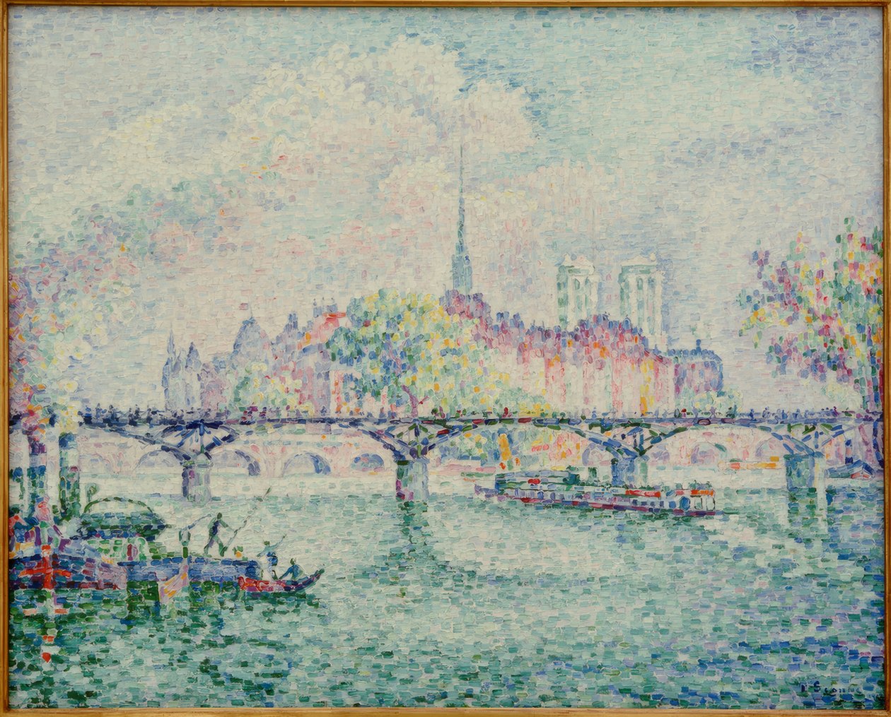 Le Pont des Arts de Paul Signac
