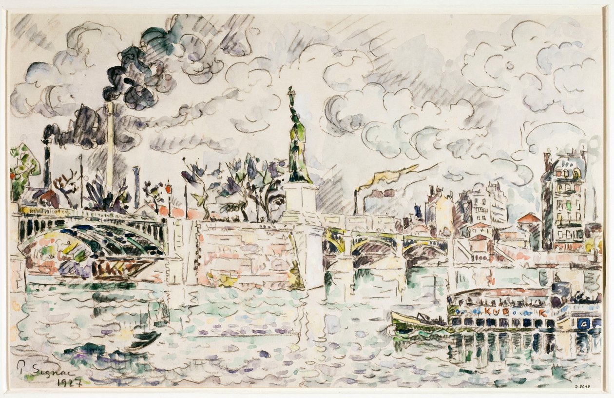 El puente de Grenelle en 1927. de Paul Signac