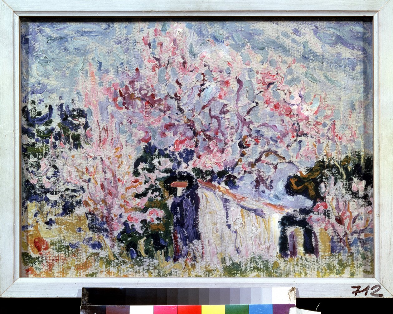 "Primavera en Provenza" (Primavera en Provenza) Pintura de Paul Signac (1863-1935) 1903 Museo Pushkin, Moscú de Paul Signac