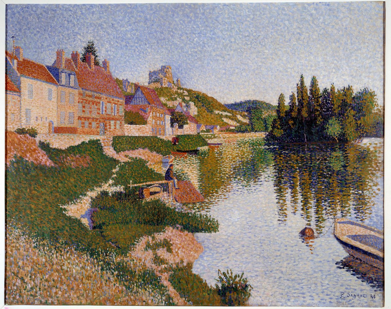 Les Andelys, la orilla de Paul Signac