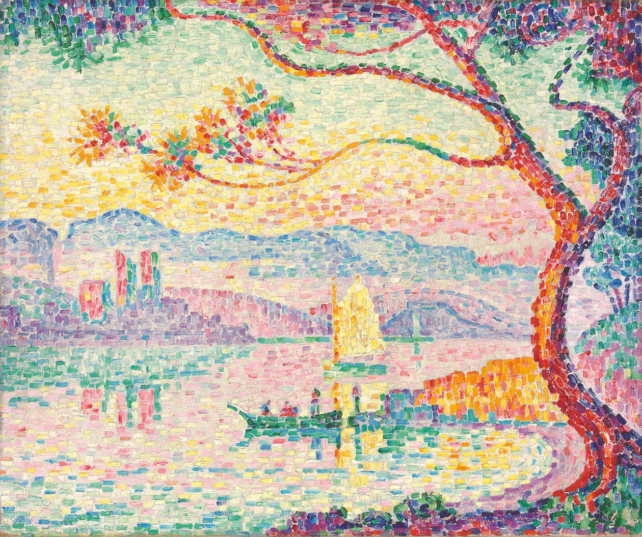 Puerto de Antibes, 1917 | Paul Signac | Impresión de arte