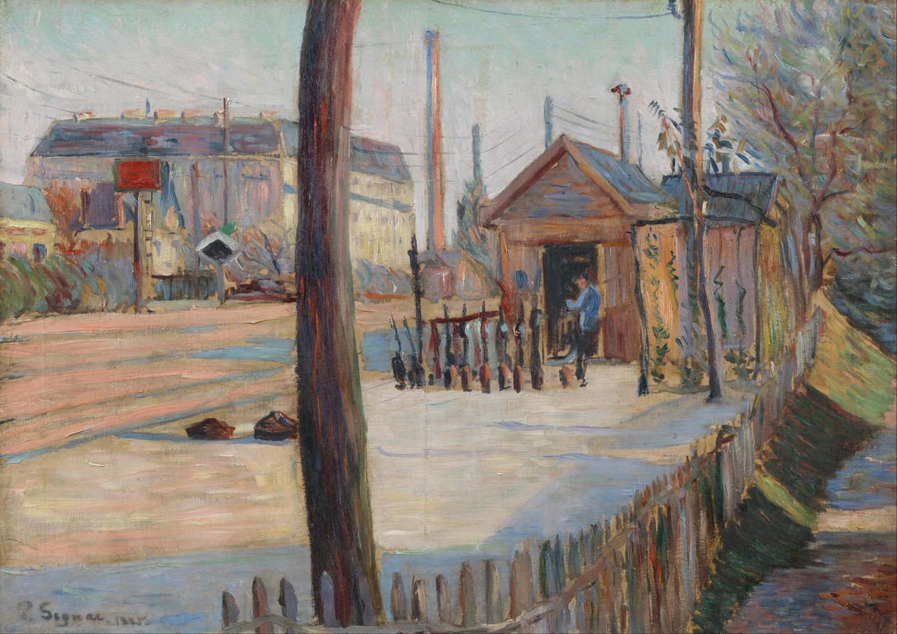 Nudo ferroviario cerca de Bois-Colombes de Paul Signac