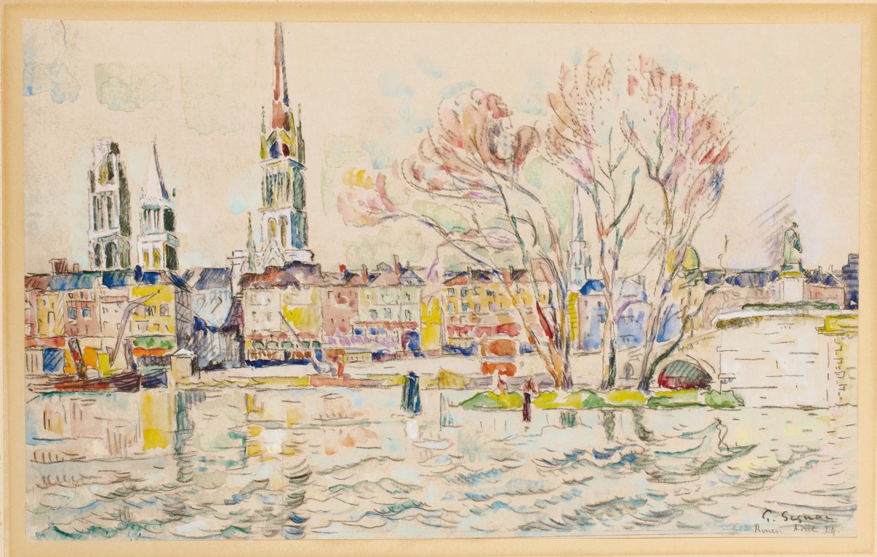 Ruan, 1924 de Paul Signac
