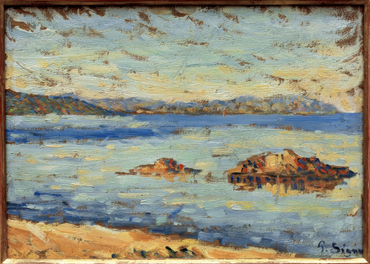 Saint-Tropez, calma de Paul Signac
