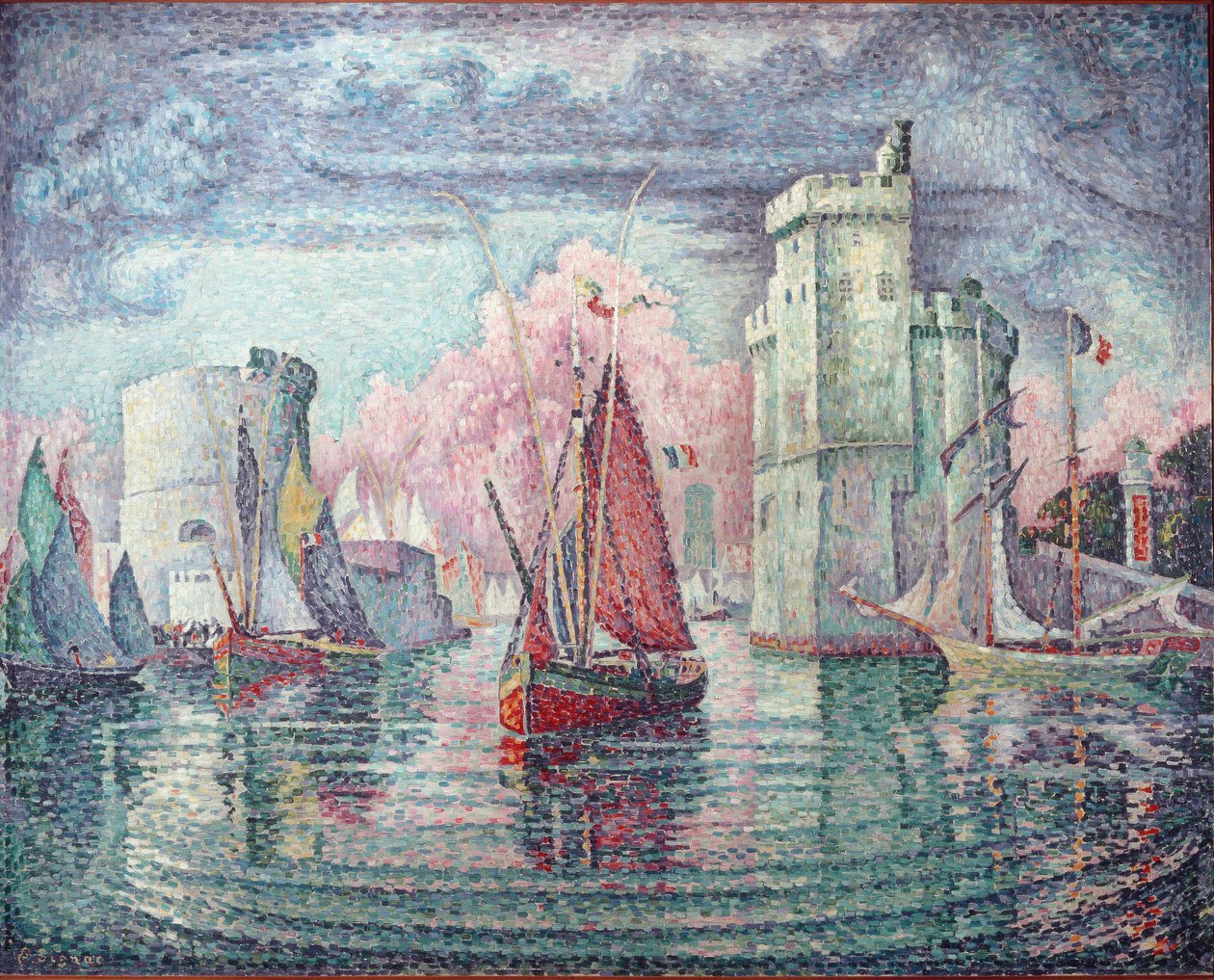 El puerto de La Rochelle de Paul Signac