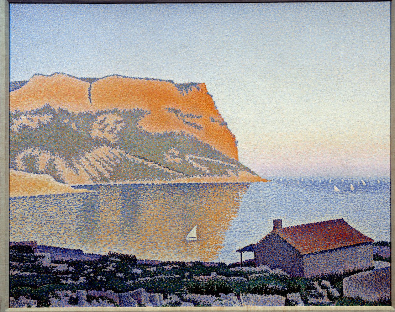 Vista de la bahía de Cassis, Cap Canaille de Paul Signac