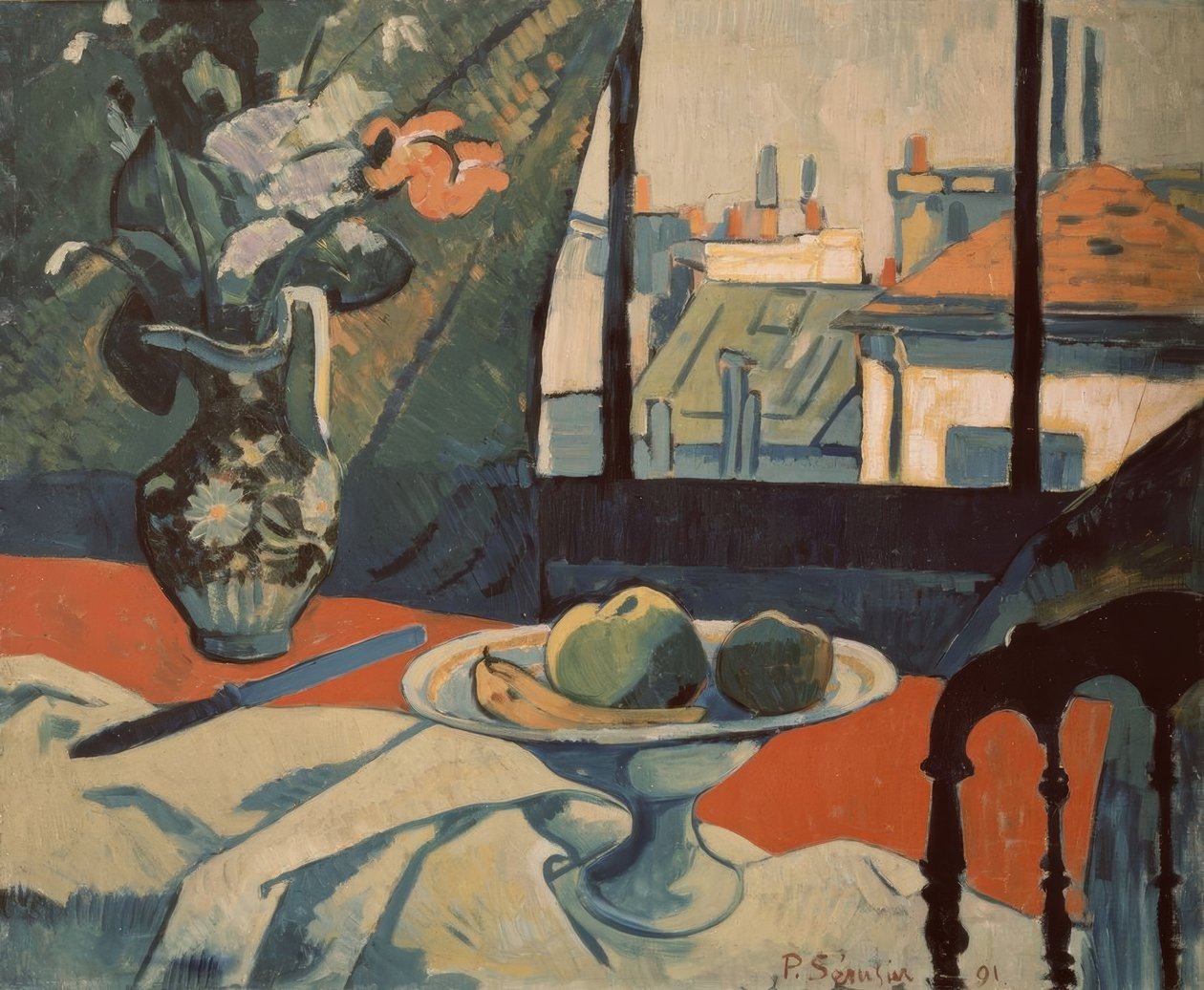 Naturaleza muerta en la ventana de Paul Sérusier