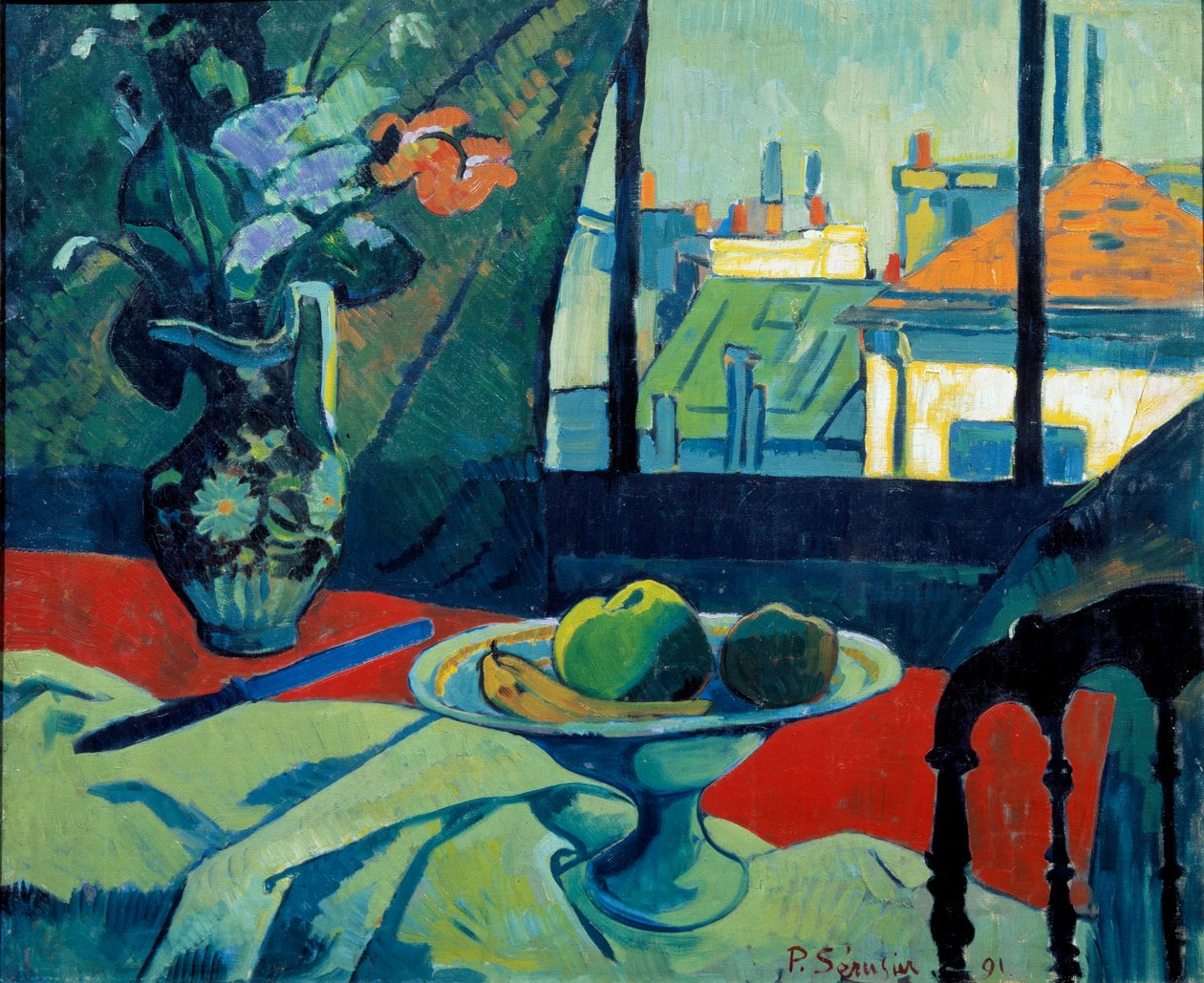 Naturaleza muerta, el taller del artista de Paul Sérusier