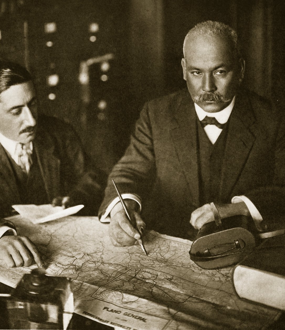 Dr. Vasquez Gomez en el Hotel Imperial en Nueva York, 1911 de Paul Thompson