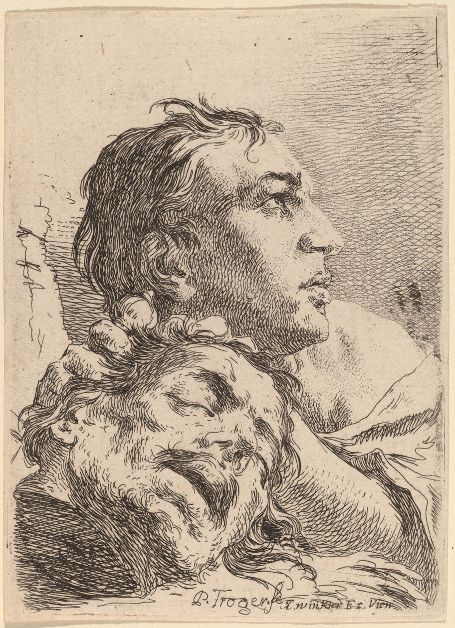 David con la cabeza de Goliat de Paul Troger