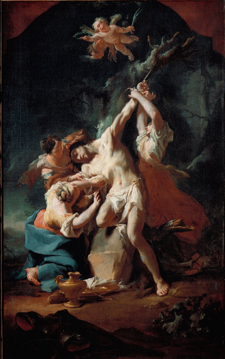 El martirio de San Sebastián de Paul Troger