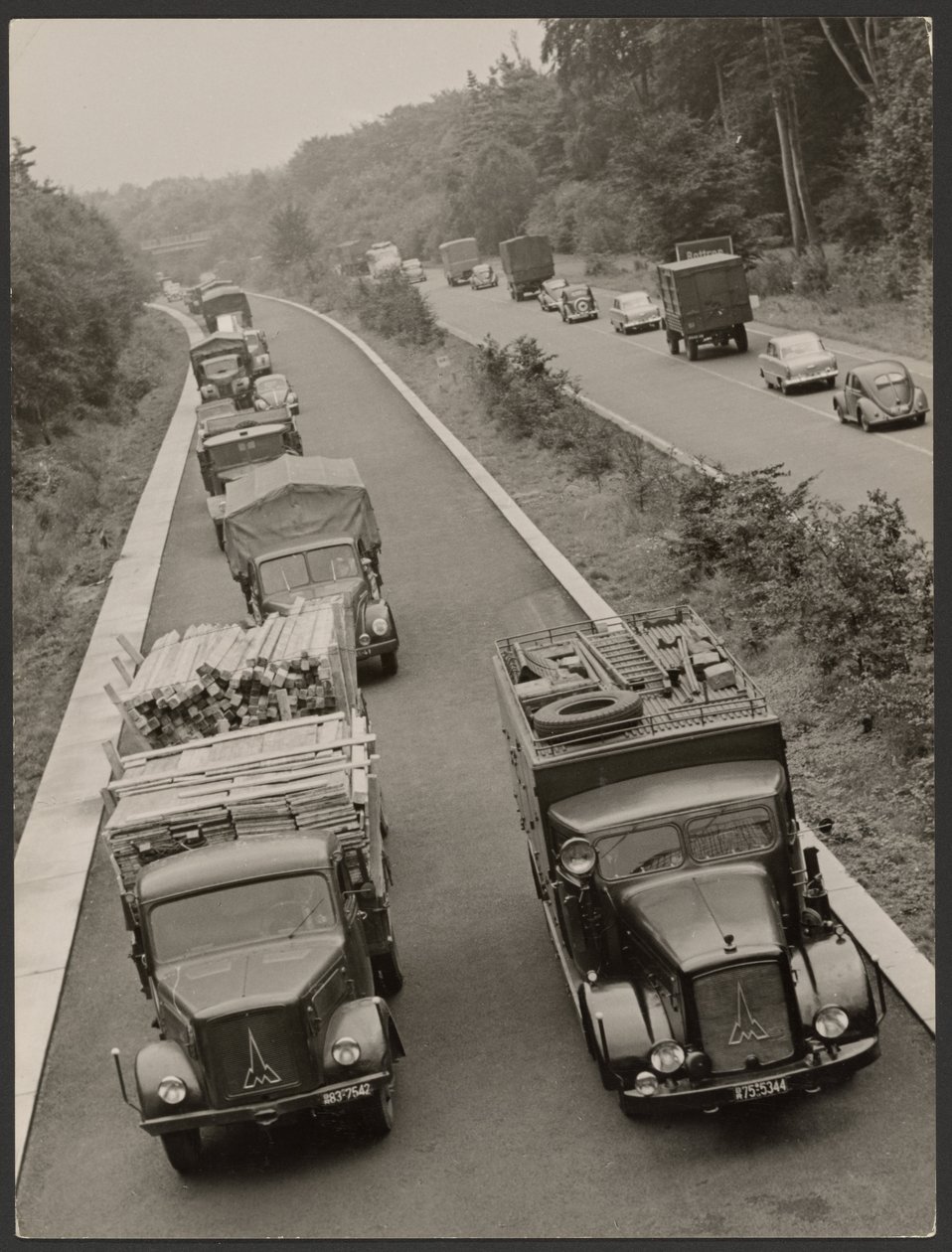 Autopista en la cuenca del Ruhr de Paul Wolff
