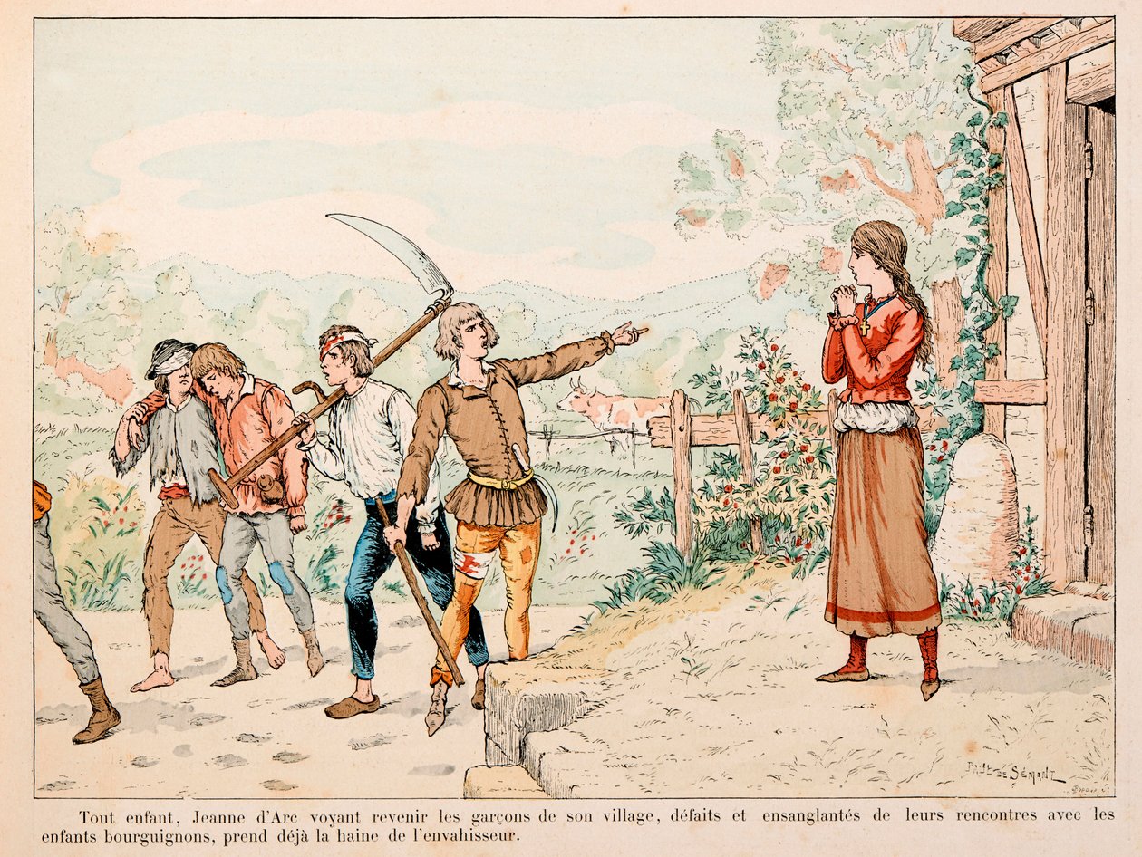 Ilustración tomada del libro Jeanne d