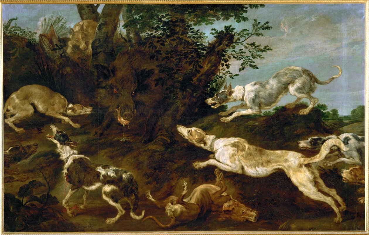 Caza del jabalí de Paul de Vos