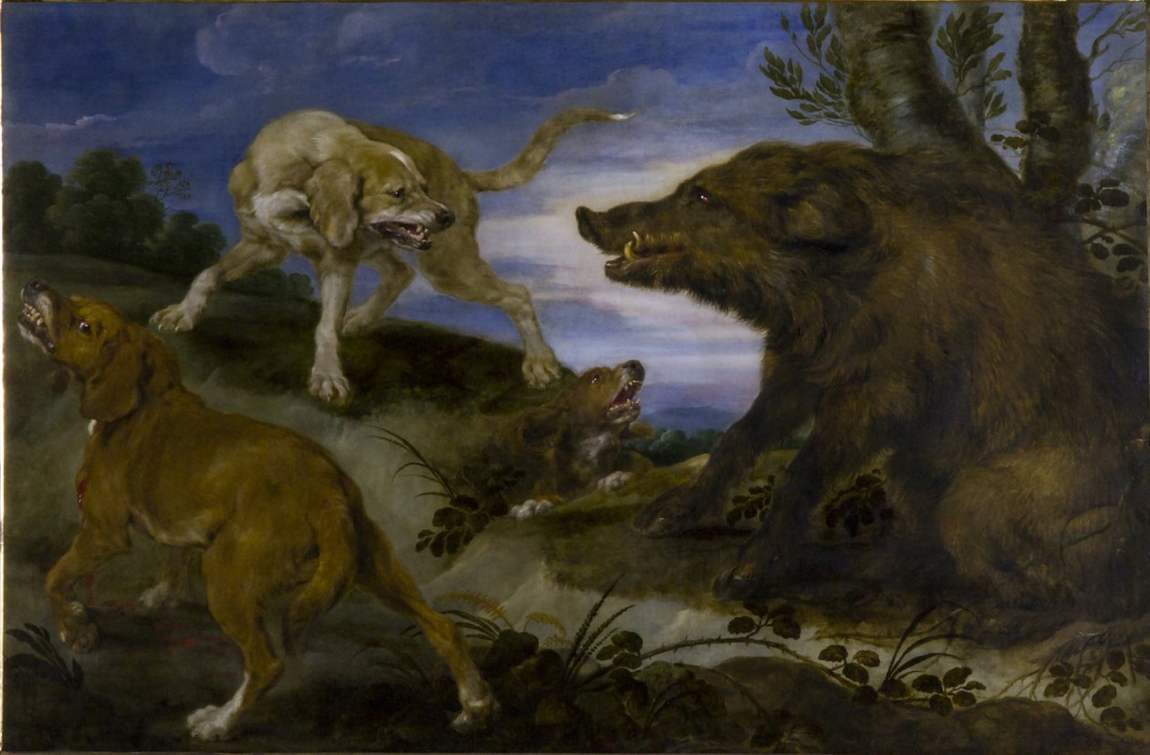 Caza del jabalí de Paul De Vos