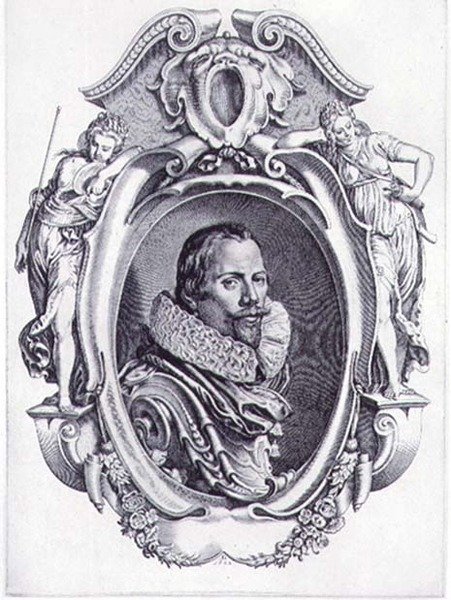 Autorretrato, grabado por Simon de Passe (1595-1647) 1622 de Paul van (after) Somer
