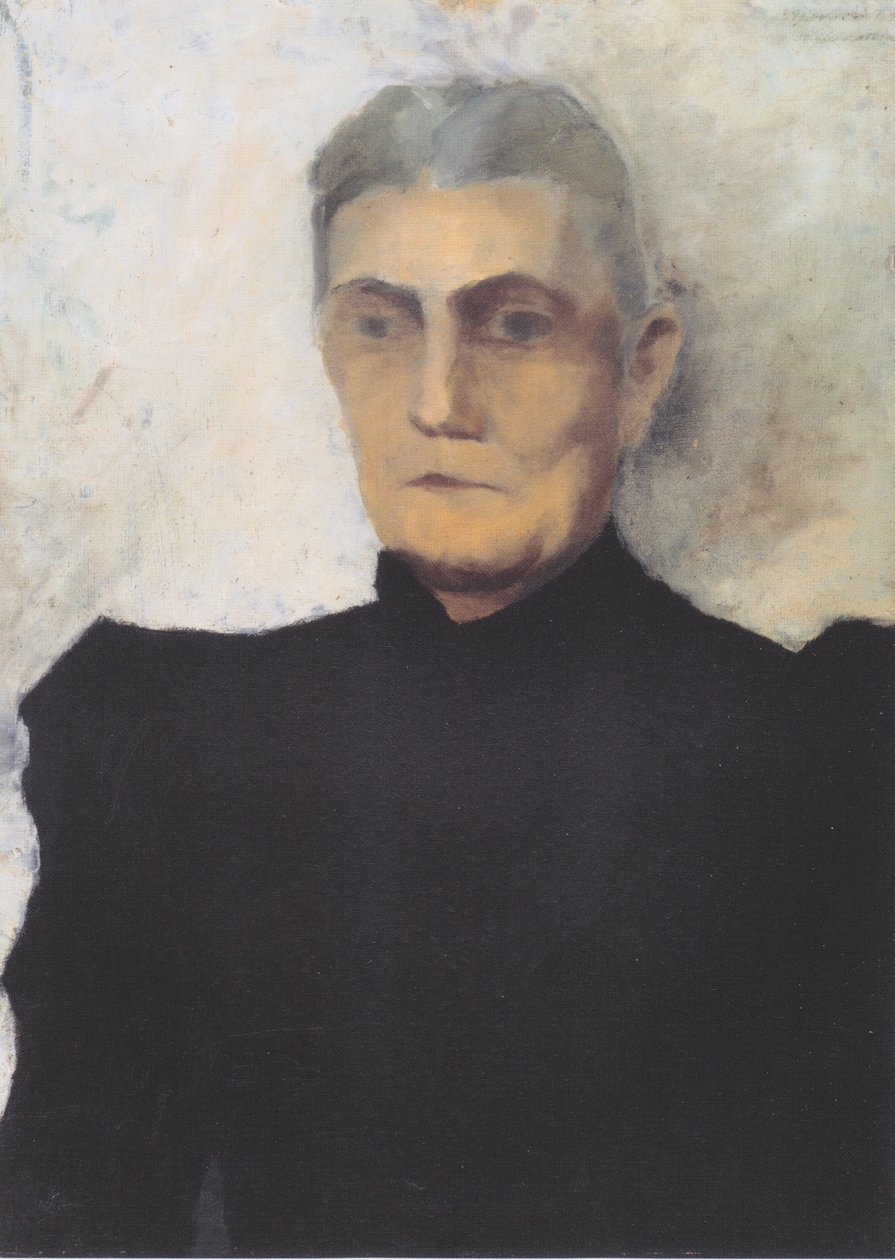Retrato de una anciana de Paula Modersohn Becker