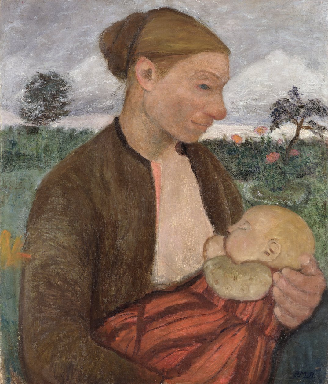 Madre e hijo de Paula Modersohn Becker