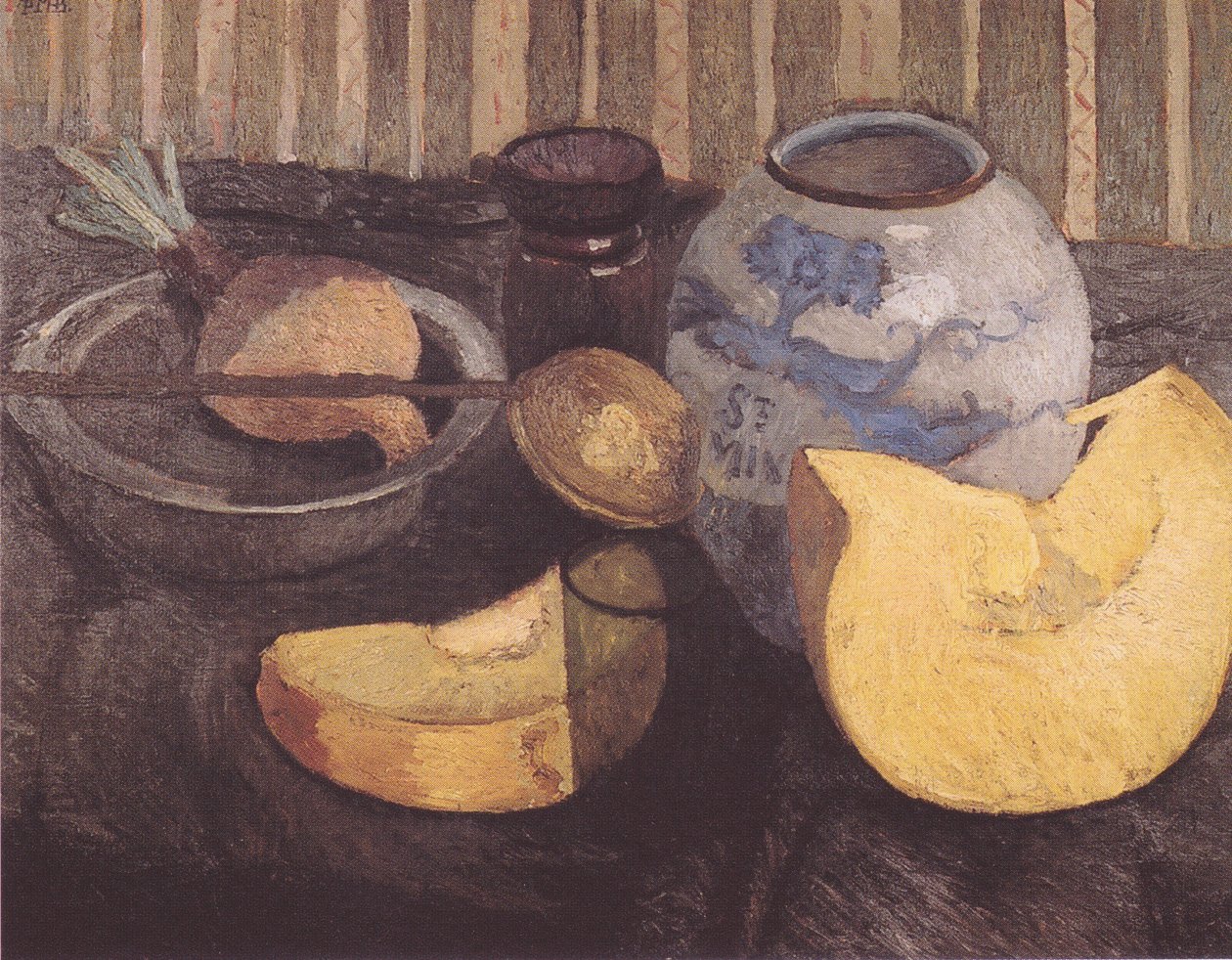 Naturaleza muerta con calabaza de Paula Modersohn Becker