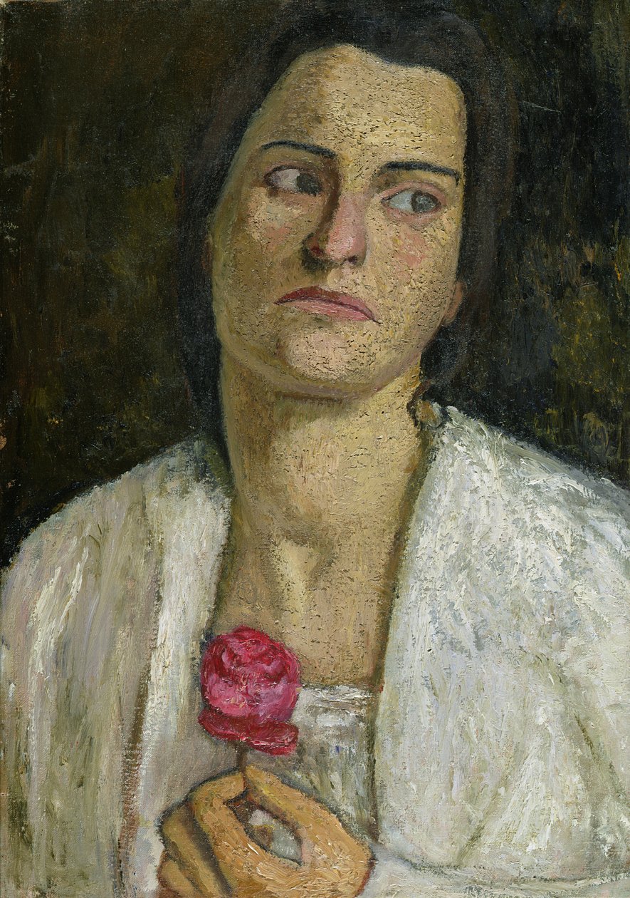 La escultora Clara Rilke-Westhoff (1878-1954) 1905 de Paula Modersohn Becker